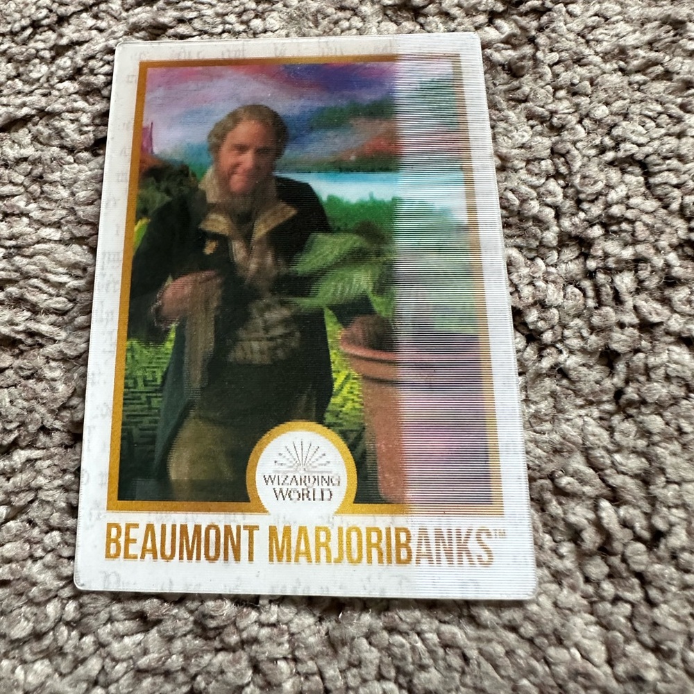 Wizarding World - Beaumont Marjoribanks Card - Picture 1 of 2